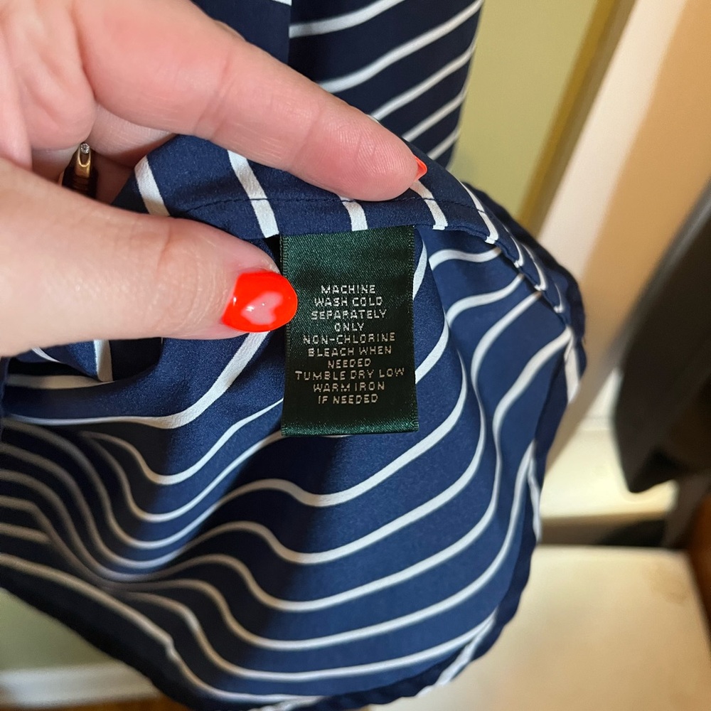 RALPH LAUREN BLOUSE- SIZE XL - Picture 4 of 5